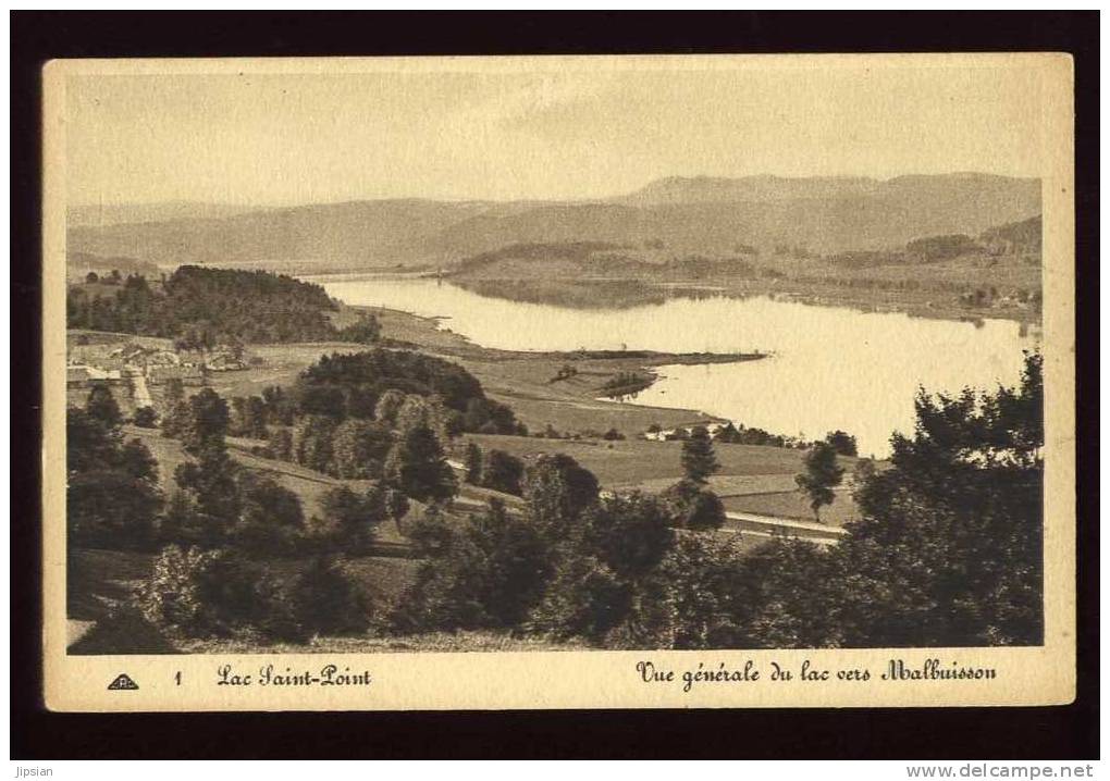 Cpa Du 25 Lac Saint Point Vue Générale Du Lac Vers Malbuisson  ABE56 - Bretagne