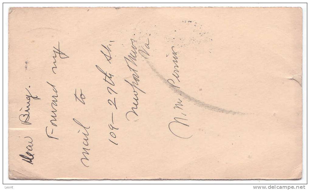 Postal Card One Cent - Mckinley - 1906 - Präsidenten