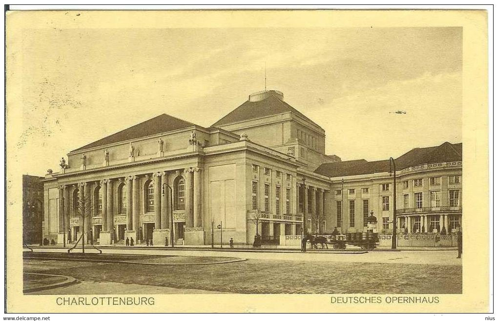 Germany Berlin Charlottenburg Opernhaus Opera Theatre Theater Teatro 1922 - Charlottenburg