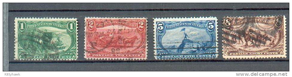 USA 10 -YT 129-130-132-133  Obli - Used Stamps