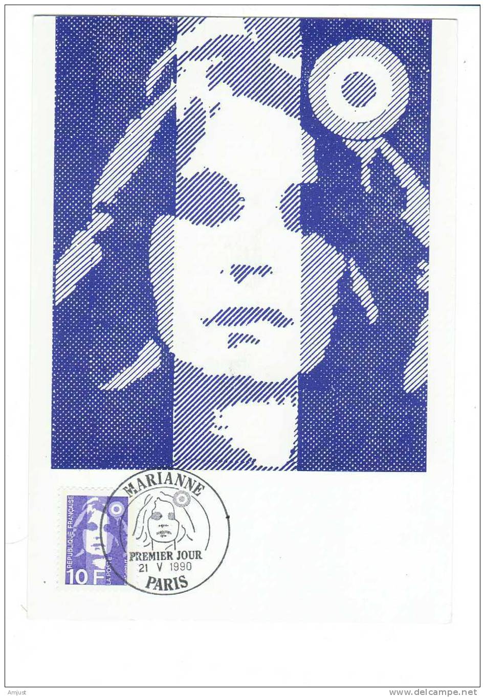 Carte Maximum,maxi Cards,Marianne - 1990-1999