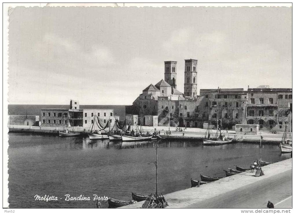 5473-MOLFETTA(BARI)-BANCHINA PORTO-1956-FG - Molfetta