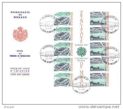 MONACO 1987 EUROPA CEPT FDC - 1987