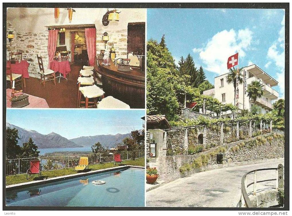 Hotel DELLAVALLE Locarno Brione 1977 - Brione Sopra Minusio