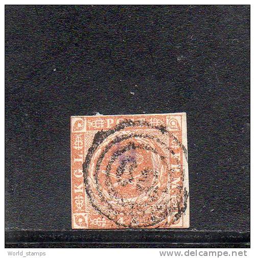 DANIMARCA 1854-63 O - Used Stamps