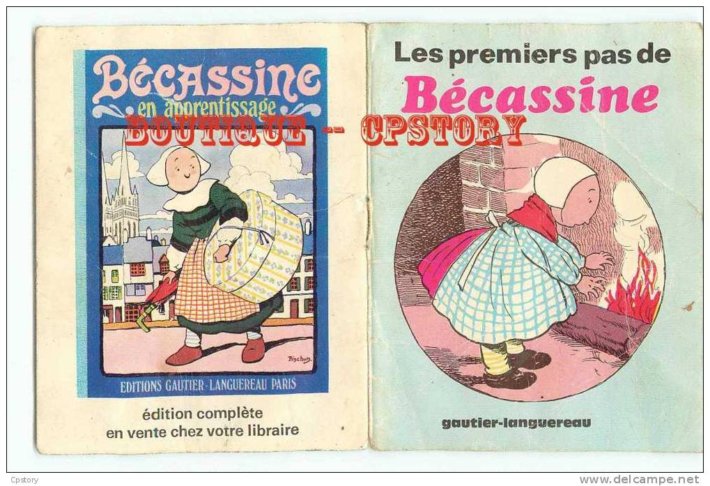 BECASSINE - LES PREMIER PAS - Petit Livre Au Format 9 X 11 En Bon Etat - Scan Des 19 Pages Visibles + Couverture - Bécassine