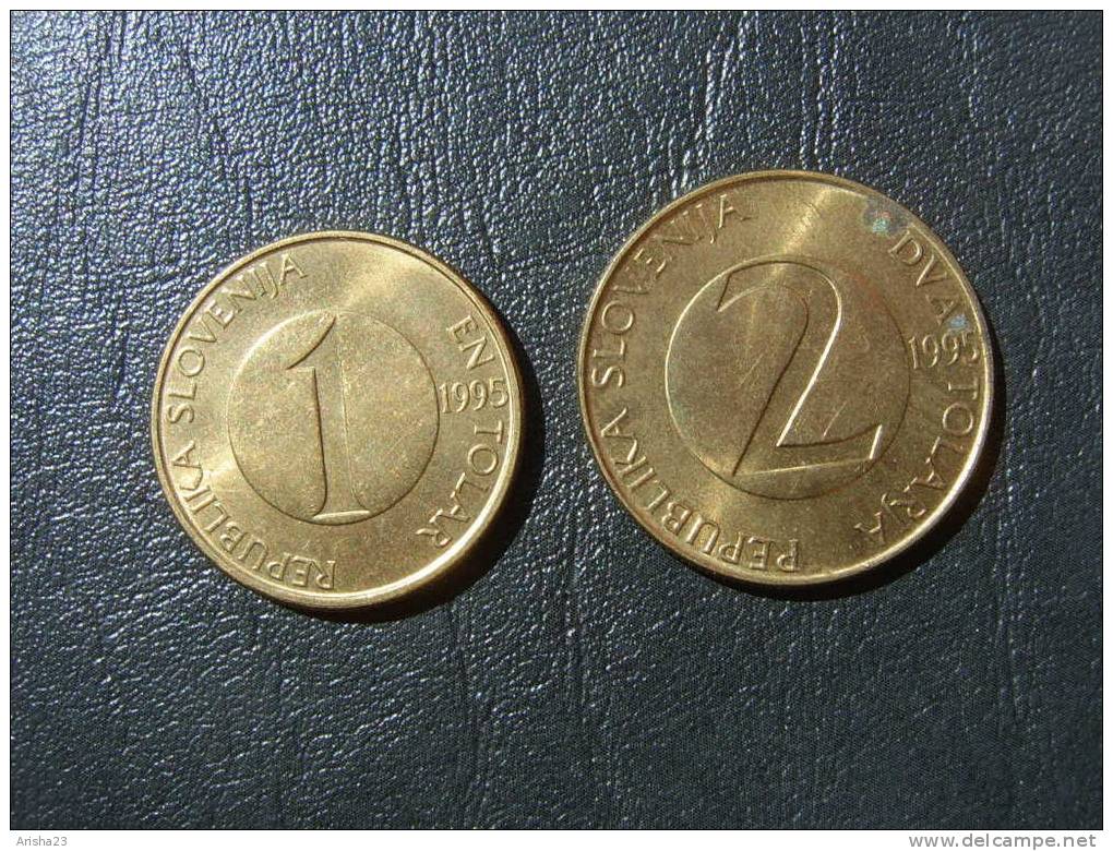 Slovenia, 1 And 2 TOLAR Tolarja 1995 - Eslovenia