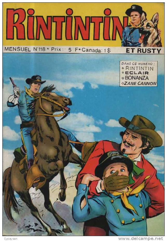 RINTINTIN ET RUSTY N° 118 BE SAGEDITION  11-1979 - Sagédition