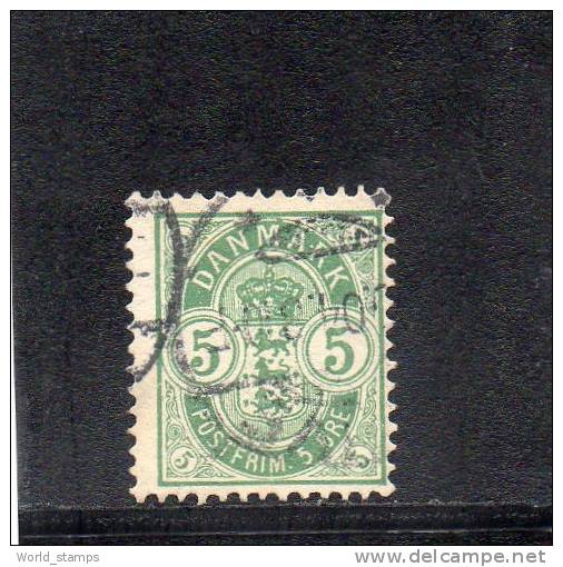 DANIMARCA 1884-1902  O FIL. 2  D 12 3\4 - Used Stamps