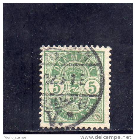 DANIMARCA 1884-1902  O FIL. 2  D 12 3\4 - Used Stamps