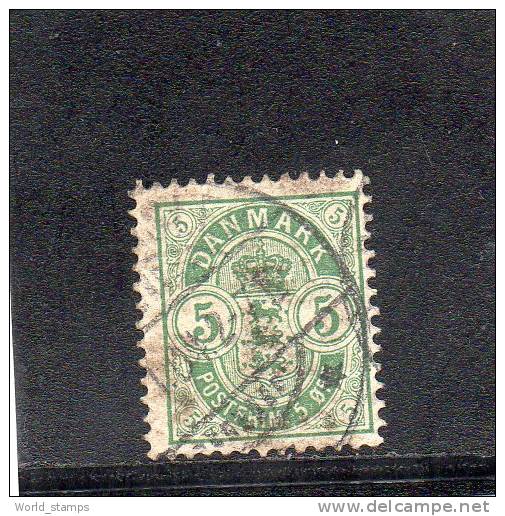 DANIMARCA 1884-1902  O FIL. 2  D 12 3\4 - Used Stamps