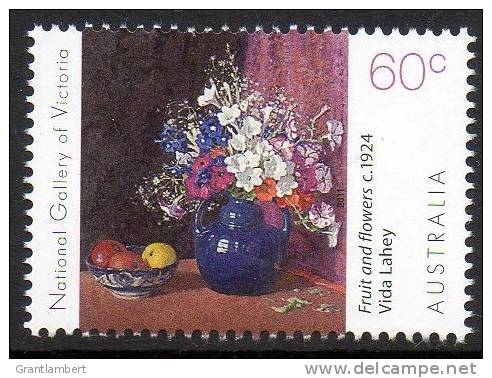 Australia 2011 Flowers- National Gallery Of Victoria - 60c Fruit & Flowers 1924 MNH - Neufs