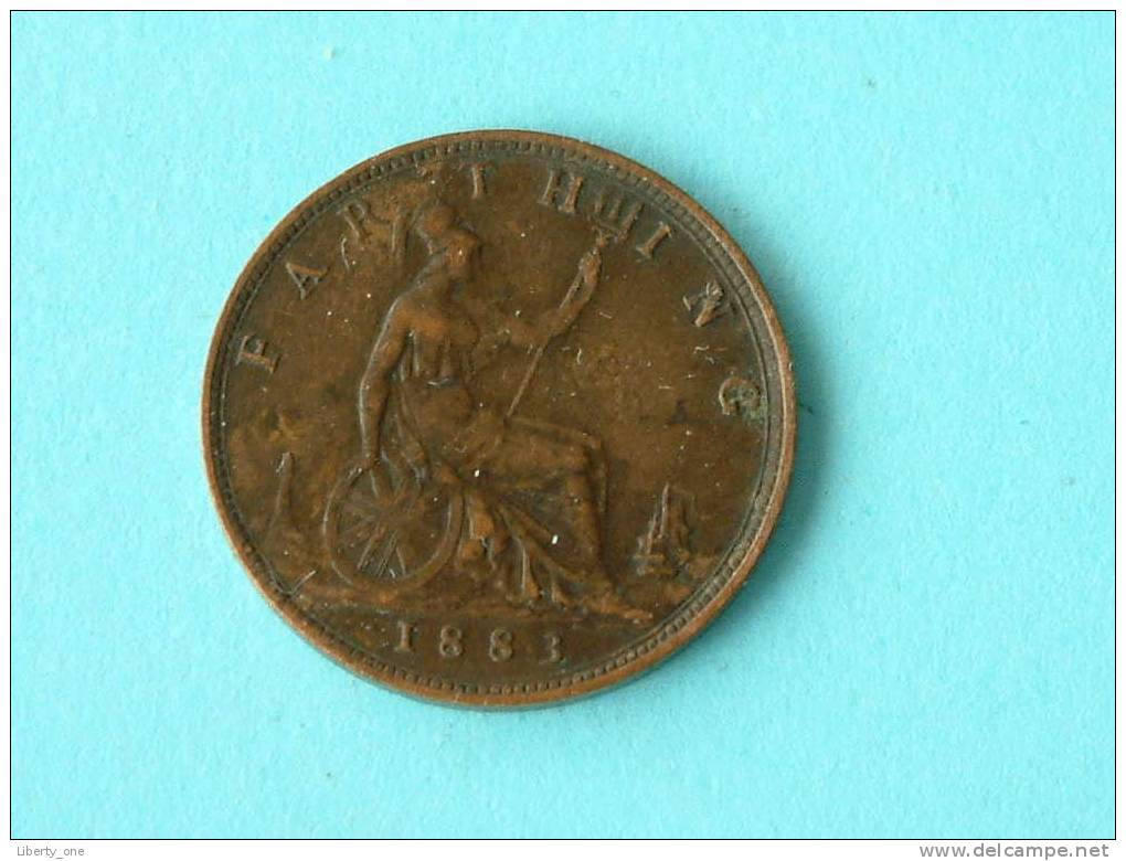 1883 / KM 747.2 ( For Grade, Please See Photo ) ! - B. 1 Farthing