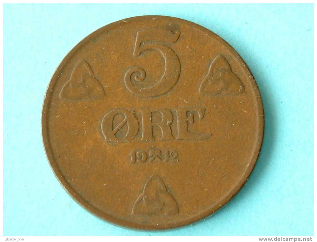 1912 - 5 ORE / KM 368 ( For Grade, Please See Photo ) ! - Norvège