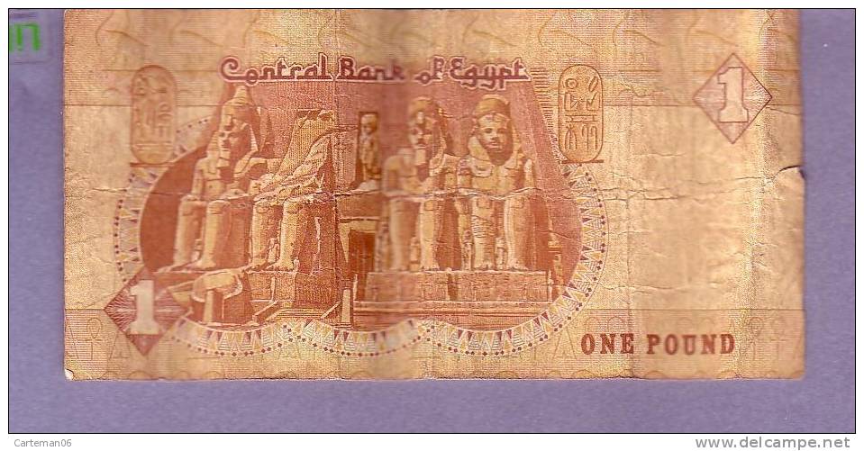 Billet - Egypte - One Pound - Egipto