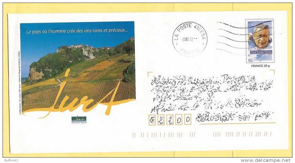 France - Prêt à Poster (PàP 11) - Jura : Le Pays Où L'homme Crée Des Vins Rares Et Précieux / Precious And Rare Wines - Vinos Y Alcoholes