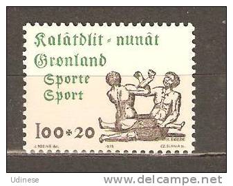 GREENLAND 1976 - SPORTS  - UNUSED - NO GUM - Unused Stamps