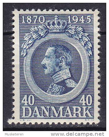 Denmark 1945 Mi. 288     40 Ø Geburtstag Von Birthday Of König King Christian X. MH* - Nuovi