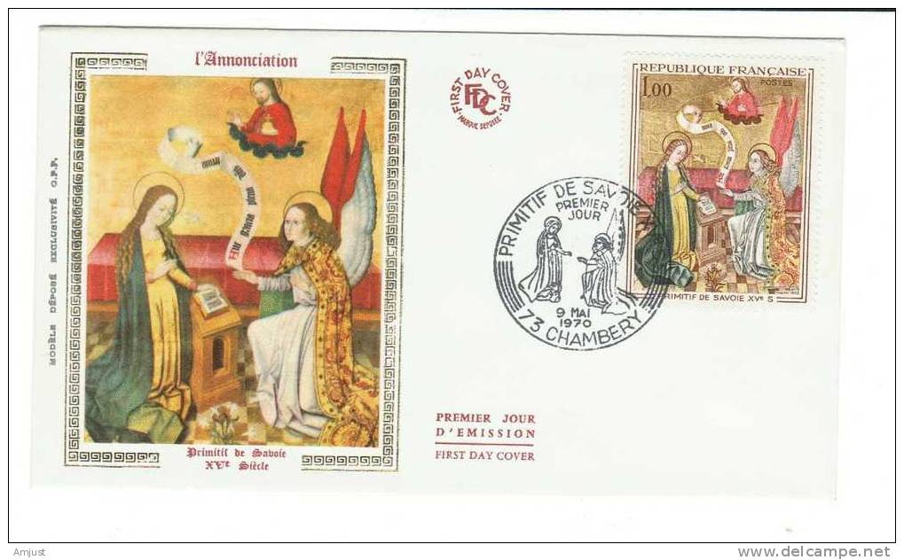 FDC France 1970 Y&Tellier 1640 Primitif De Savoie - 1970-1979