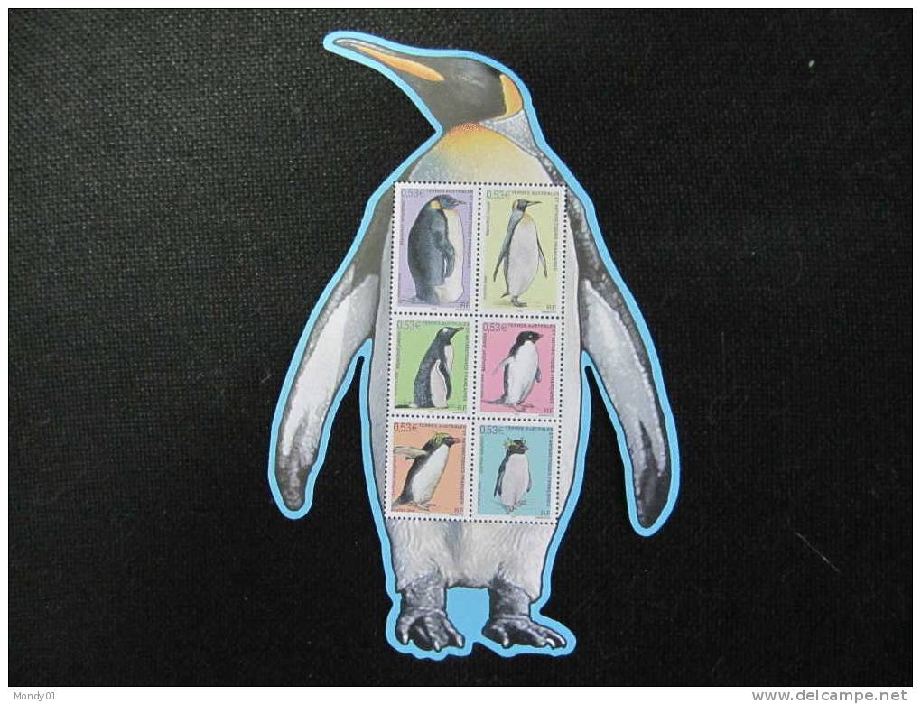 4441 Manchot TAAF Bloc Penguin Pingvin Pinguim Pinguïn Pinguino Pingüino Pingvin Pingviini - Pingouins & Manchots