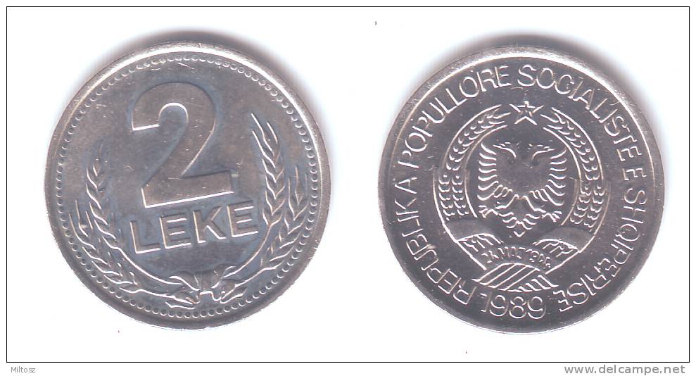 Albania 2 Leke 1989 - Albanien