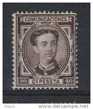 01272 España Edifil 178 * Cat. Eur. 110,- Con Marquilla - Nuevos