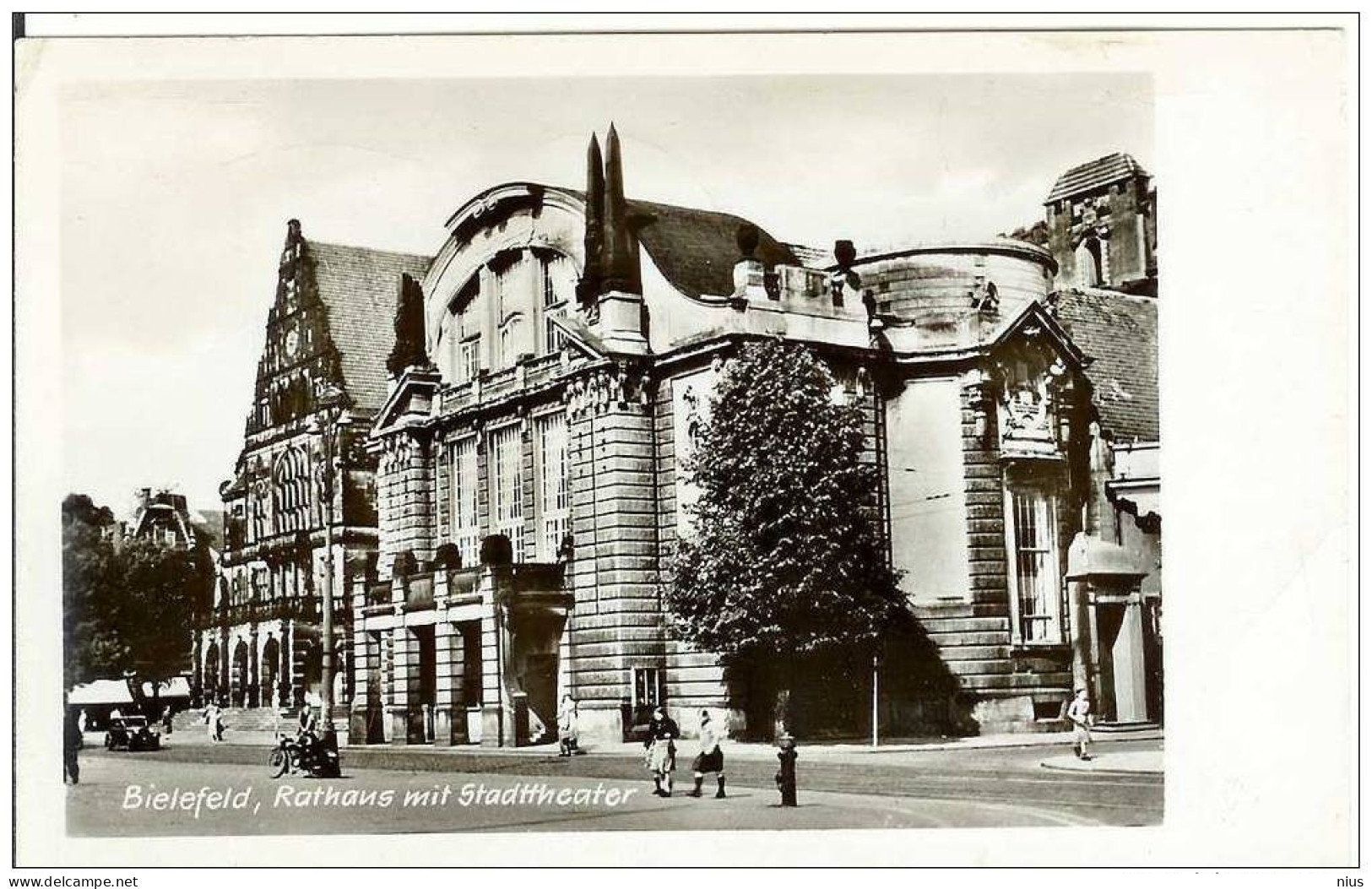 Germany North Rhine-Westphalia Bielefeld Theater Theatre Teatro 1954 - Bielefeld