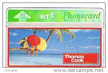 GRAN BRETAGNA (UNITED KINGDOM) - BT L&G -  1996 THOMAS COOK 50 UNITS (0990 666 222) TIR. 8000 - MINT - RIF. 6909 - BT Souvenir