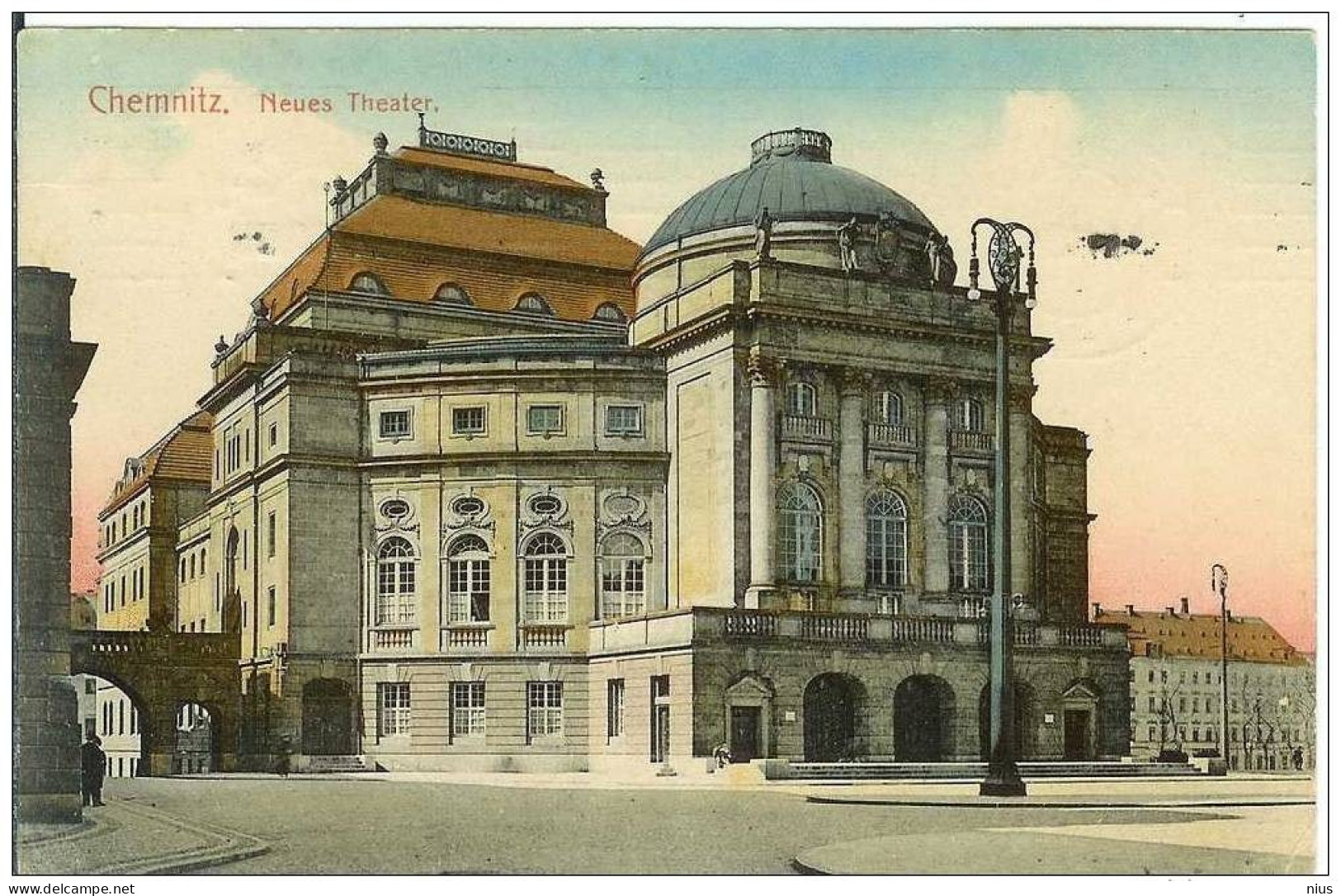 Germany Saxony Chemnitz Theater Theatre Teatro Opera 1911 - Chemnitz