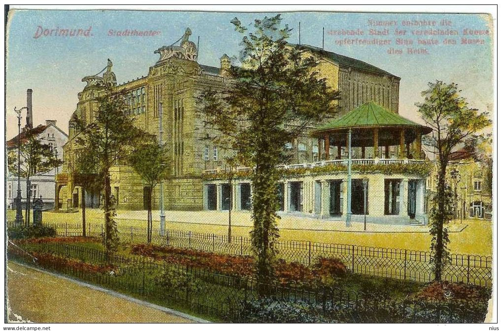 Germany North Rhine-Westphalia Dortmund Theater Theatre Teatro Opera 1934 - Dortmund