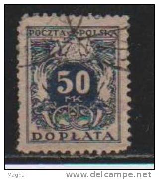 Poland 1928 Used, Postage Due, 2 Stamps, 2 Scans - Segnatasse