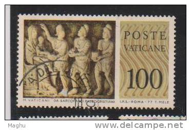 Vatican Used 1977, Sculptures Of Adoration Of Magi, Art. - Used Stamps