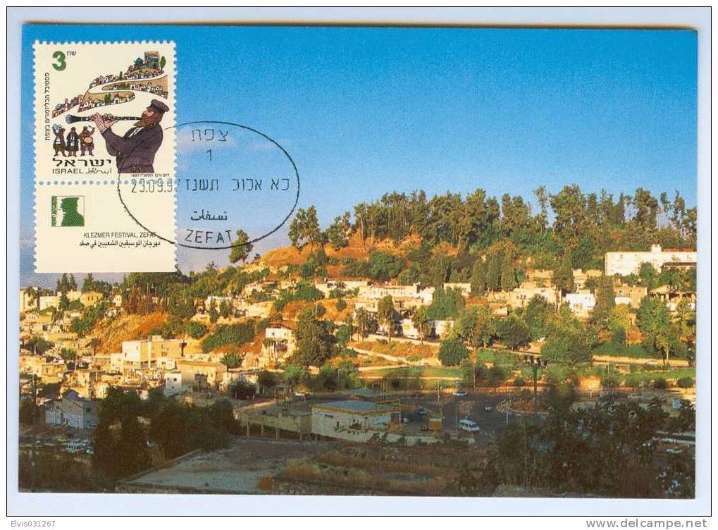 Israel MC - 1997, Michel/Philex No. : 1435-1437, - MNH - *** - Maximum Card - Cartes-maximum