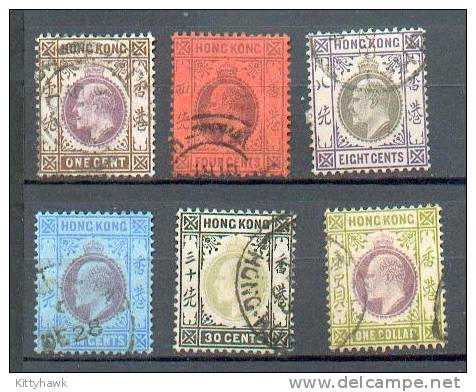 C 109 - Hong Kong - YT 62-64-66-67-69-72 Obli - Used Stamps