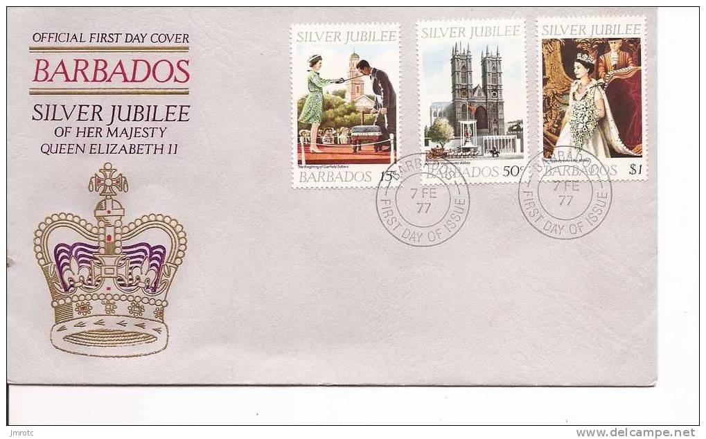 Lettre  Barbados  1977 (455) - Barbades (1966-...)