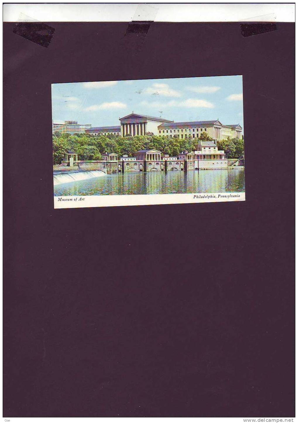 STATI UNITI 1985 - Cartolina Per L'Italia - The Philadelphia Museum Of Art - Storia Postale