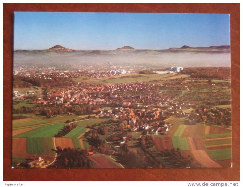 Göppingen -  Luftbild Hohenstaufenstadt Mit Den "Dreikaiserbergen" - Göppingen