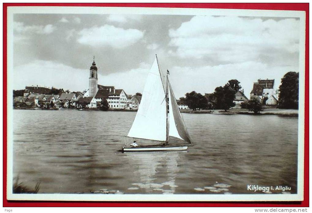 Kißlegg,Teilansicht Mit Segelboot,1930 - Kisslegg