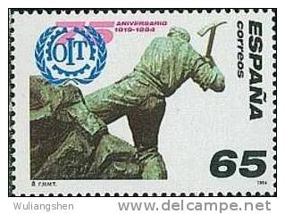 AN0050 Spain 1994 Labour Union - Sculpture 1v MNH - Grabados