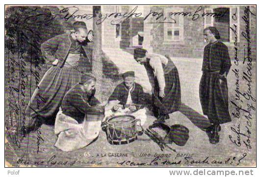 A La Caserne - Une Bonne Partie  - Zouaves - Tambours    (23066) - Playing Cards