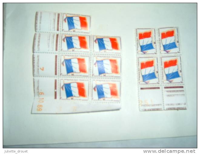 11 TIMBRES FRANCHISE MILITAIRE République Française - Military Postage Stamps