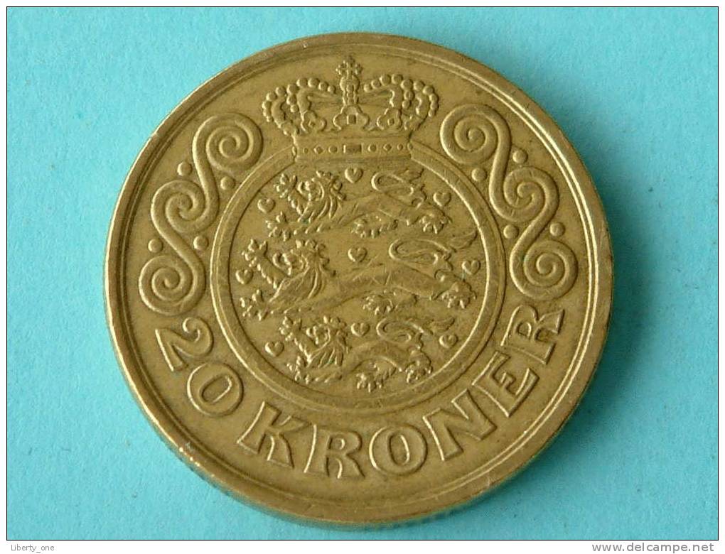 1996 - 20 KRONER LG JP A / KM 878 ( For Grade, Please See Photo ) ! - Danemark