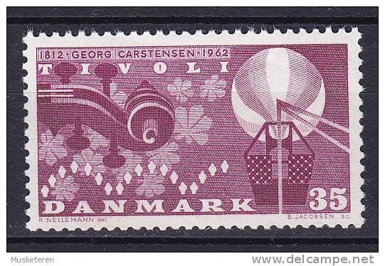 Denmark 1962 Mi. 407 X    35 Ø Geburtstag Von Birthday Of Georg Carstensen Gründer Des Tivoli Normal Paper MNH** - Nuovi