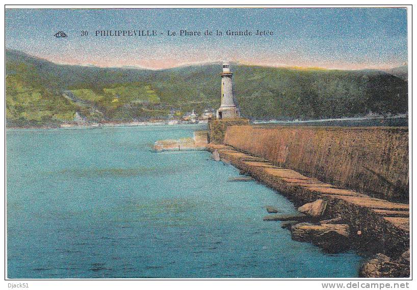 30 - PHILIPPEVILLE - Le Phare De La Grande Jetée - Skikda (Philippeville)