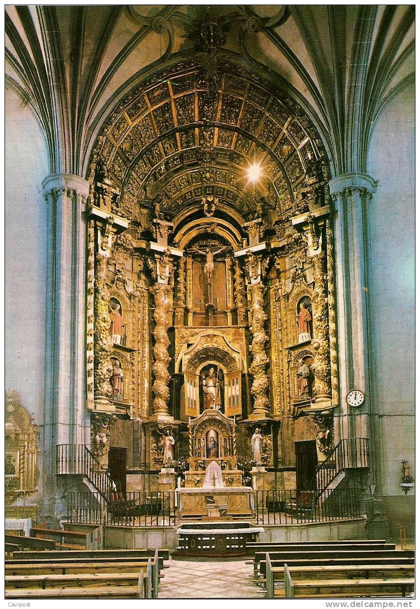 Villarrobledo, Altar Mayor: Retablo Barroco Del Siglo XVII, De La Iglesia P. De San Blas - Albacete