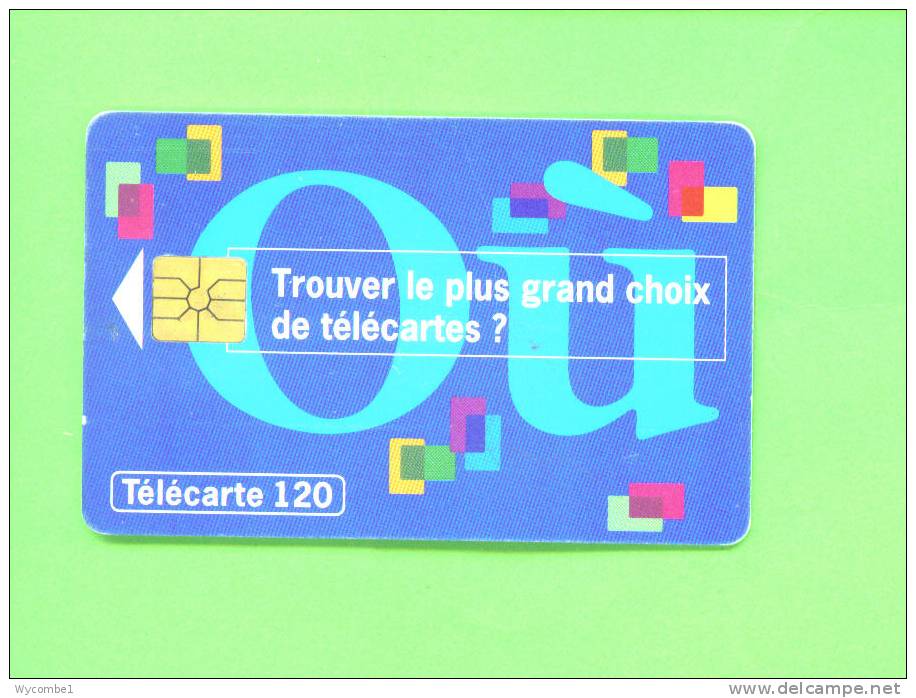 FRANCE  -  Chip Phonecard As Scan - 600 Agences