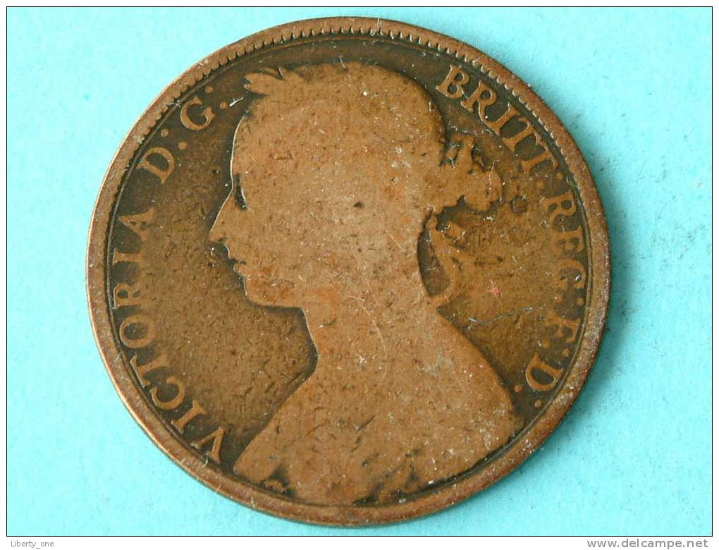 1892 - ONE PENNY / KM 755 ( For Grade, Please See Photo ) ! - D. 1 Penny