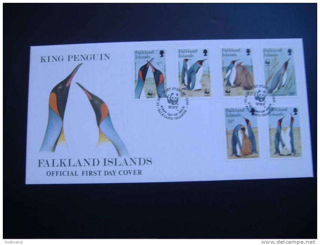 Falkland Islands: FDC Zu MiNr 538-543 King Penguin - Falkland Islands