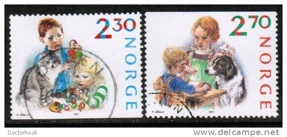 NORWAY   Scott #  920-1  VF USED - Used Stamps