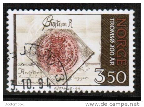 NORWAY   Scott #  1061  VF USED - Gebraucht